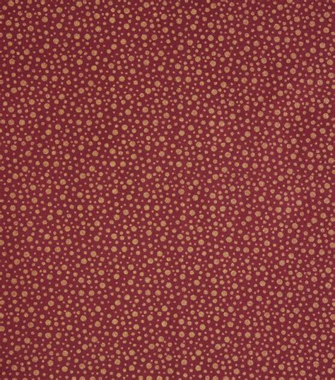 joann fabric maroon cotton fabric with gold metallic dots|Maroon Leaves Blender Metallic Cotton Fabric .